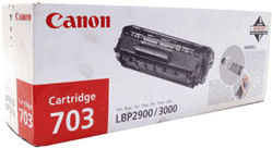 Canon 703 Γνήσιο Toner Laser Εκτυπωτή Μαύρο 2000 Σελίδων 7616A005
