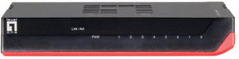 Level One GSW-0807 Unmanaged L2 Switch με 8 Θύρες Gigabit (1Gbps) Ethernet