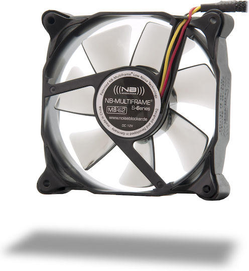 Noiseblocker M8 S2 Case Fans 80mm (1700rpm) Without LEDs Connection 3-Pin
