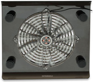Manhattan Kühlung Pad für Laptop bis zu 15" mit 1 Ventilator (703406)