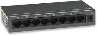 Intellinet Unmanaged L2 Switch with 8 Ethernet Ports