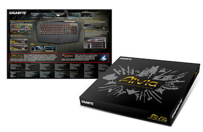 Gigabyte K8100 Aivia Gaming Πληκτρολόγιο με Φωτιζόμενα πλήκτρα (Αγγλικό US)