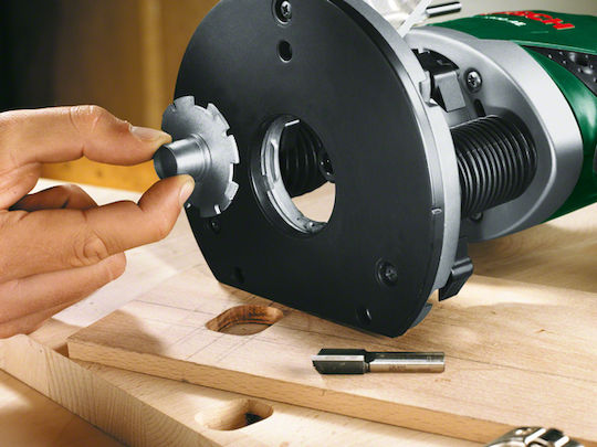 Bosch POF 1200 AE Plunge Router 1200W with Speed Control and with Suction System