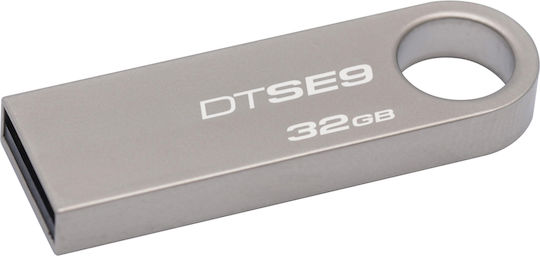 Kingston DataTraveler SE9 32GB USB 2.0 Stick Silver