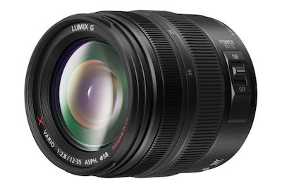 Panasonic Crop Φωτογραφικός Φακός Lumix G X Vario 12-35mm F2.8 ASPH Power O.I.S. Wide Angle Zoom για Micro Four Thirds (MFT) Mount Black