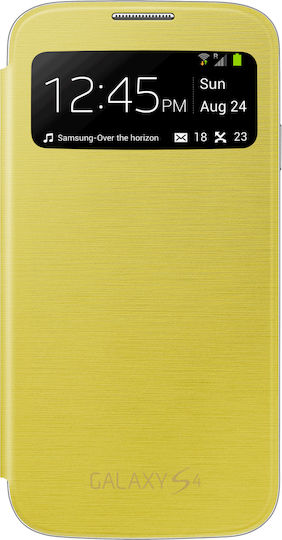 Samsung Official View Case Buchen Sie Synthetisches Leder Gelb (Galaxy S4)