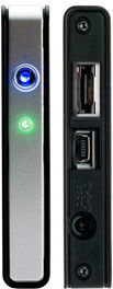 Fantec FB-C25US2 Θήκη για Σκληρό Δίσκο 2.5" SATA III με σύνδεση USB 2.0 / eSATA σε Ασημί χρώμα