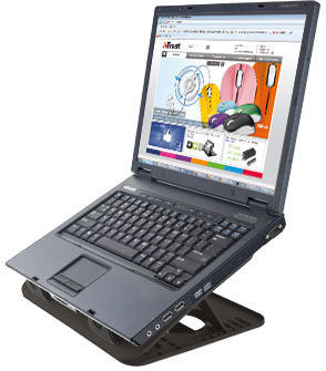 Trust Cyclone Cooling Pad για Laptop έως 15.6" με 2 Ανεμιστήρες