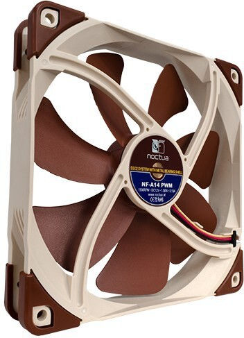 Noctua NF-A14 Case Fan 140mm (1500rpm / 82.52cfm) Χωρίς Led Φωτισμό και Σύνδεση 4-Pin PWM Καφέ