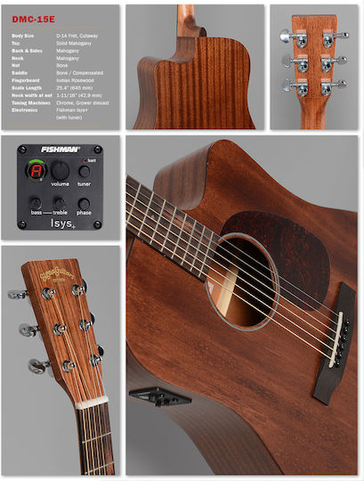 Sigma Guitars Ηλεκτροακουστική Κιθάρα Cutaway Natural