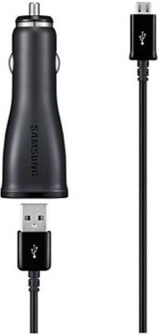 Samsung Φορτιστής Αυτοκινήτου 10W 2A με μία Θύρα: 1xUSB μαζί με Καλώδιο Micro-USB Μαύρος