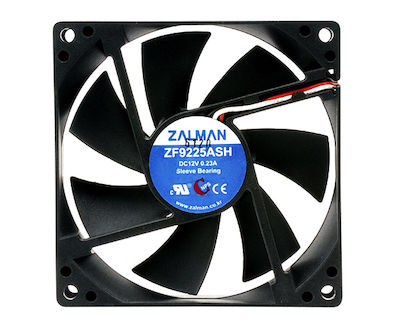 Zalman ZM-F2 Plus Case Fan 92mm (2800rpm) Χωρίς Led Φωτισμό και Σύνδεση 3-Pin