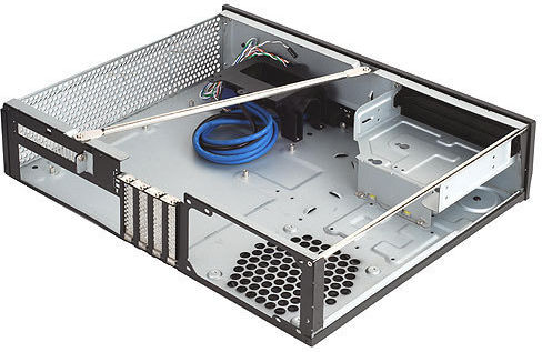 Silverstone ML04B Home Theater Κουτί Υπολογιστή Μαύρο