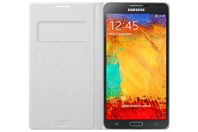 Samsung Wallet Flip Cover White (N9005 Galaxy Note III)