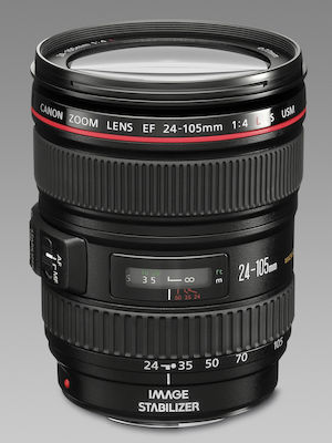 Canon Full Frame Camera Lens 24-105mm f/4L IS USM Standard Zoom for Canon EF Mount Black