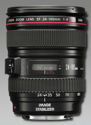 Canon Full Frame Camera Lens 24-105mm f/4L IS USM Standard Zoom for Canon EF Mount Black