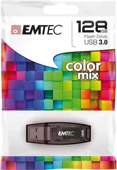Emtec C410 128GB USB 3.0 Stick Καφέ