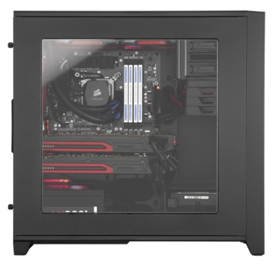 Corsair Obsidian 350D Windowed Midi Tower Компютърна кутия Черен
