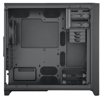 Corsair Obsidian 350D Windowed Midi Tower Компютърна кутия Черен