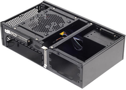 Silverstone ML05B Home Theater Κουτί Υπολογιστή Μαύρο