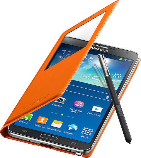 Samsung Book Δερματίνης Πορτοκαλί (Galaxy Note 3)