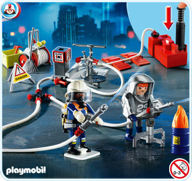 Playmobil Pompieri cu pompă de apă pentru 4+ ani ani