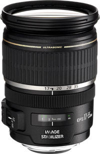 Canon Кроп Камерен Обектив 17-55mm f/2.8 IS USM Стандартно увеличение за Канон ЕФ-С Монтаж Черен