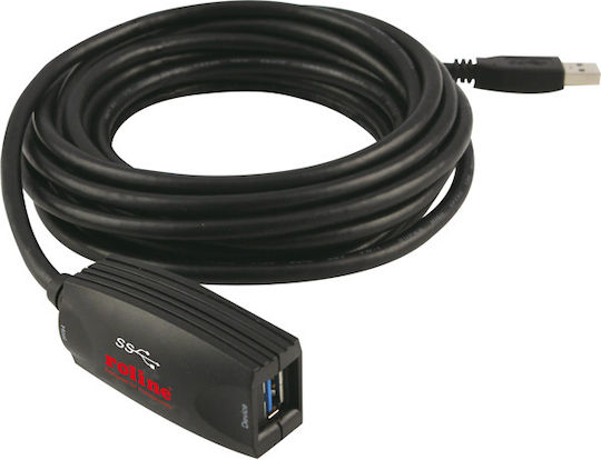 Roline USB 3.0 Cable USB-A male - USB-A female 5m (12.04.1096)