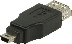 Valueline VLCP 60902 B Mini USB Male to USB-A Female Converter 1 Piece