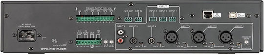 Inter-M PMU-120N Интегриран Усилвател на PA 120W/100V в Черен цвят