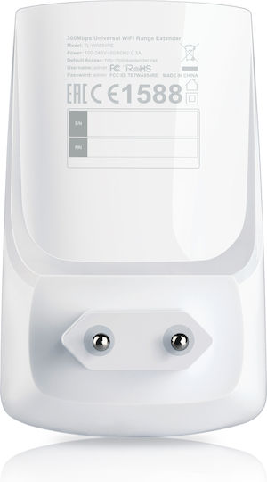 TP-LINK TL-WA854RE v1 WiFi Extender Single Band (2.4GHz) 300Mbps