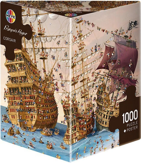 François Ruyer Pirates 1000 Pieces Puzzle 2D 1000pcs