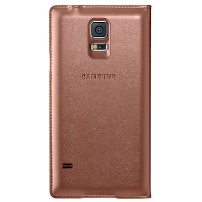 Samsung Buchen Sie Synthetisches Leder Rose Gold (Galaxy S5) EF-WG900BFEGWW