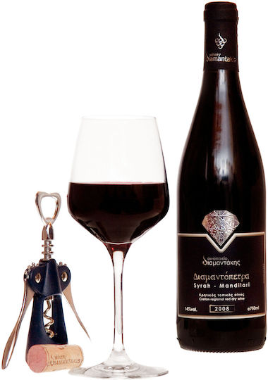 Oinopoieio Diamantakis Wein Diamantstein Rot Trocken 750ml