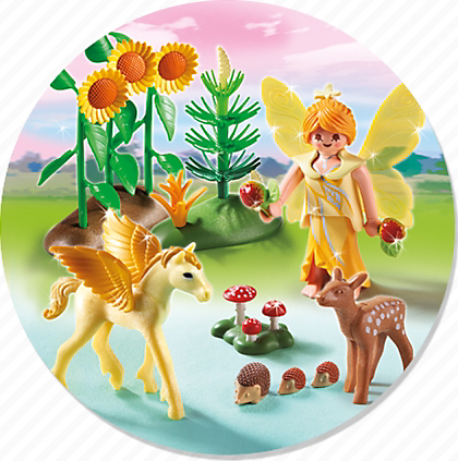 Playmobil Prinzessin Waldfee mit Baby Pegasus für 4+ Jahre Jahre