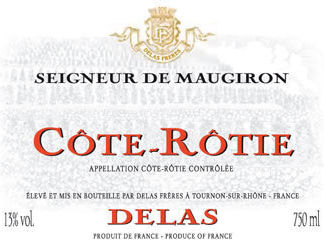 Delas Freres Κρασί Cotie Rotie Seigneur De Maugiron Syrah Ερυθρό Ξηρό 750ml
