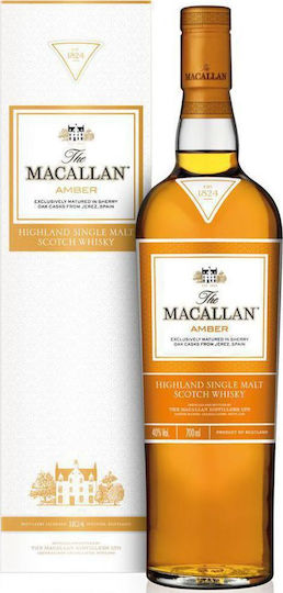 Macallan Amber Single Malt Whisky Scoția 40% 700ml | Skroutz Romania