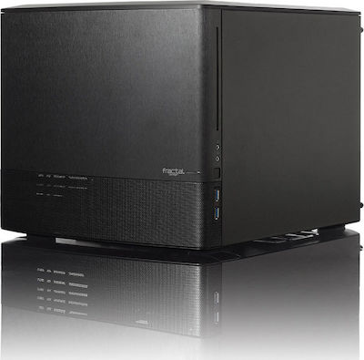 Fractal Design Node 804 Cube Κουτί Υπολογιστή με Πλαϊνό Παράθυρο Μαύρο