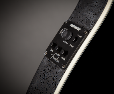 Fender Полуакустичен Акустична китара Stratacoustic Black