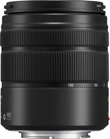 Panasonic Crop Kameraobjektiv Lumix G Vario 45-150mm f/4-5.6 ASPH Mega OIS Standard-Zoom für Micro Four Thirds (MFT) Mount Black