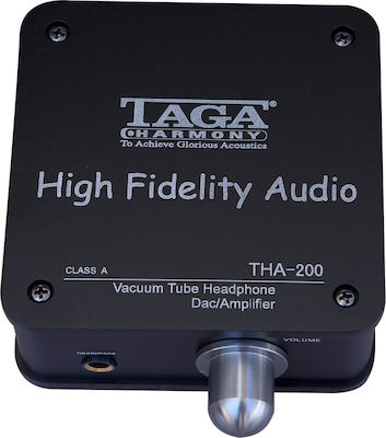 Taga Harmony THA-200 Φορητός Ψηφιακός Ενισχυτής Ακουστικών Μονοκάναλος με DAC, USB και Jack 3.5mm