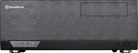 Silverstone GD09B Home Theater Κουτί Υπολογιστή Μαύρο
