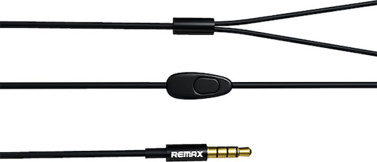 Remax RM-303 Earbuds Handsfree με Βύσμα 3.5mm Μαύρο