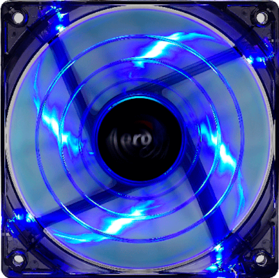 Aerocool Shark Fan 14cm LED Blue Edition 140mm 3-Pin Blue Lighting Case Fan -pack