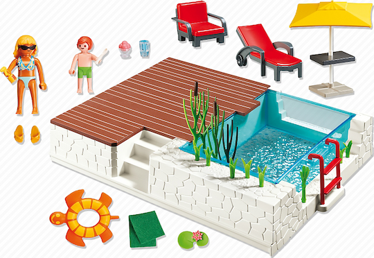 Playmobil Stadtleben Luxuriöser Pool für 4-10 Jahre