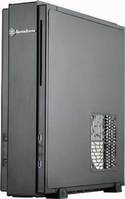 Silverstone ML07B Home Theater Κουτί Υπολογιστή Μαύρο