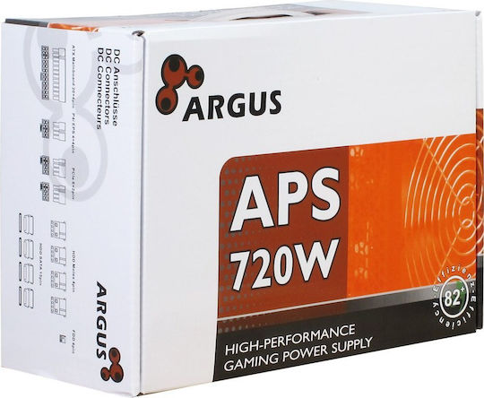 Inter-Tech Argus APS 720W Negru Sursă de Alimentare Calculator Complet cu fir