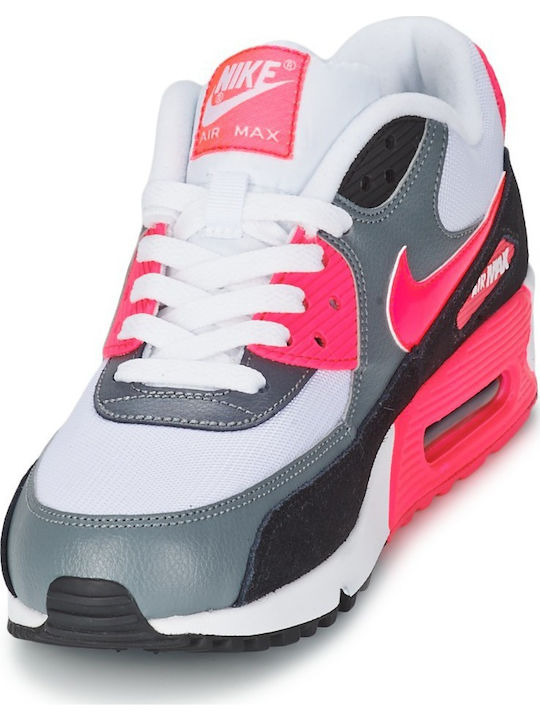 Nike Air Max 90 Essential Sneakers White / Hyper Pink / Cool Grey / Black