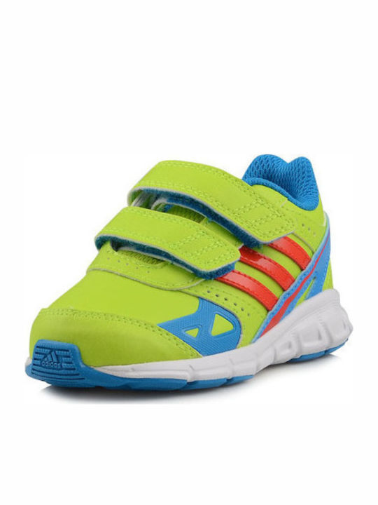 Hyperfast Kinder Sportschuhe Laufen mit Bügel- und Schleifenverschluss Grün