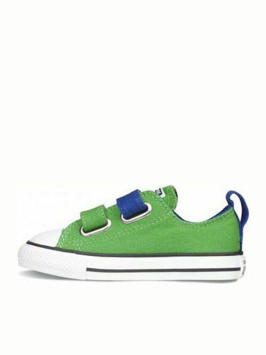 Converse Παιδικά Sneakers Chuck Taylor 2V C με Σκρατς για Αγόρι Πράσινα